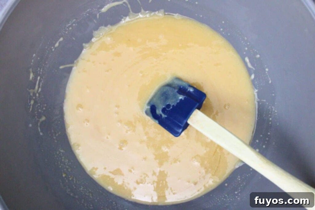 add corn syrup, white sugar, brown sugar, and sweetened condensed milk to butter
