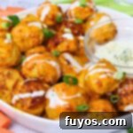 Air Fryer Buffalo Chicken Meatballs So Good So Simple 12 air fryer buffalo chicken meatballs recipe dinners done quick featured image