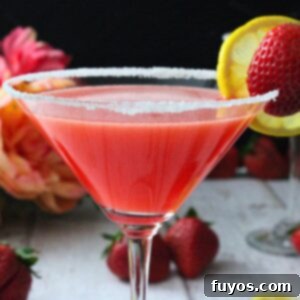 strawberry lemon drop martini recipe dinners done quick featured image