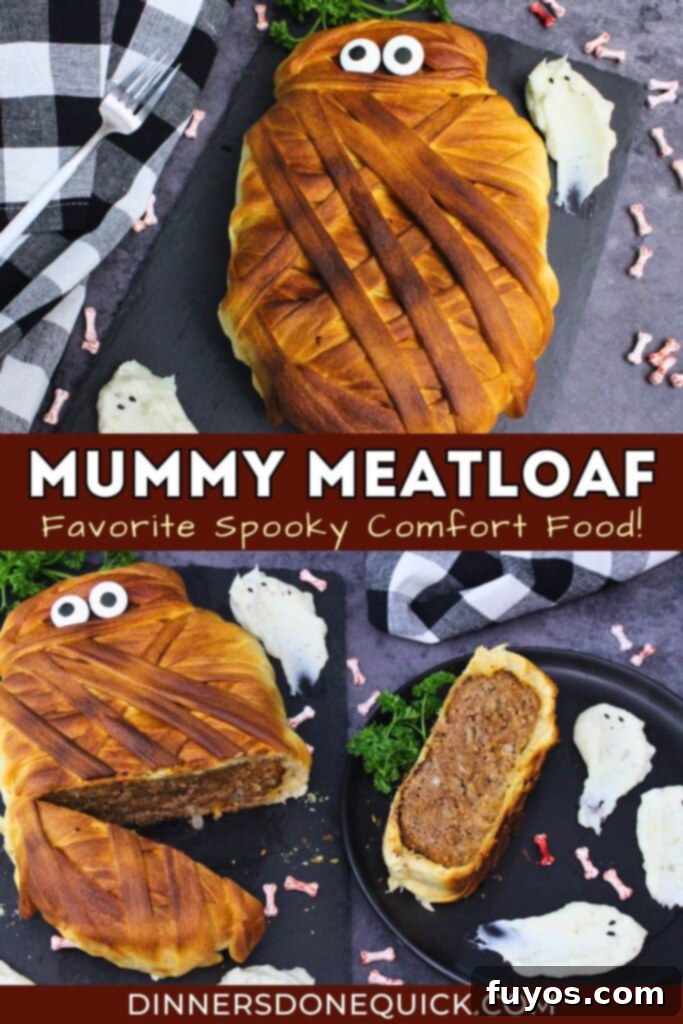 Spooky Halloween Air Fryer Mummy Meatloaf 15 mummy meatloaf recipe dinners done quick pinterest