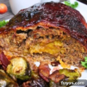 Bacon Wrapped Cheesy Stuffed Meatloaf Air Fryer Oven 12 bacon wrapped meatloaf recipe dinners done quick featured image