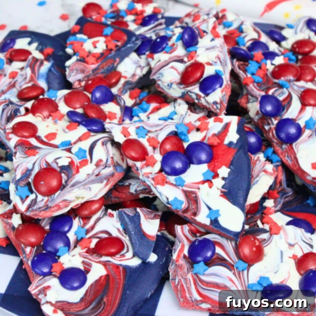 Red, White, and Blue Bark: Your Festive Fourth of July Dessert 2 fourth of july bark recipe dinners done quick featured image