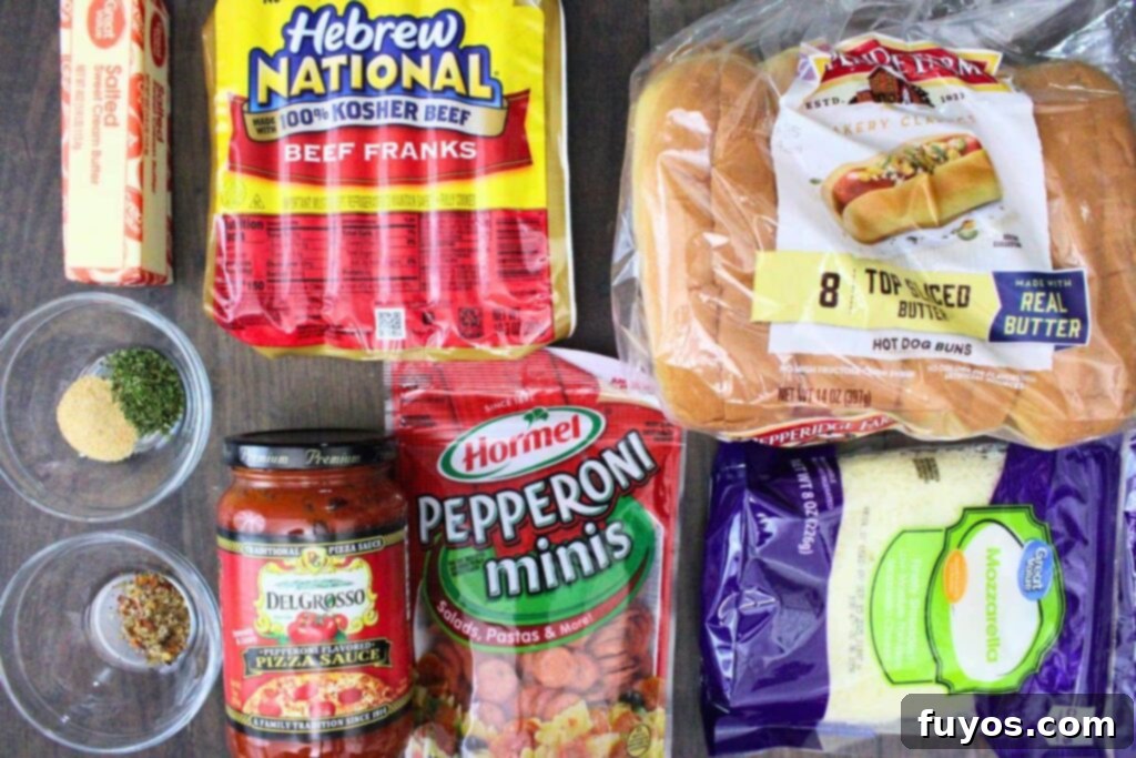 Pizza Hot Dogs: Your Go-To 30-Minute Flavor Fusion 4 ingredients to make pizza hot dogs
