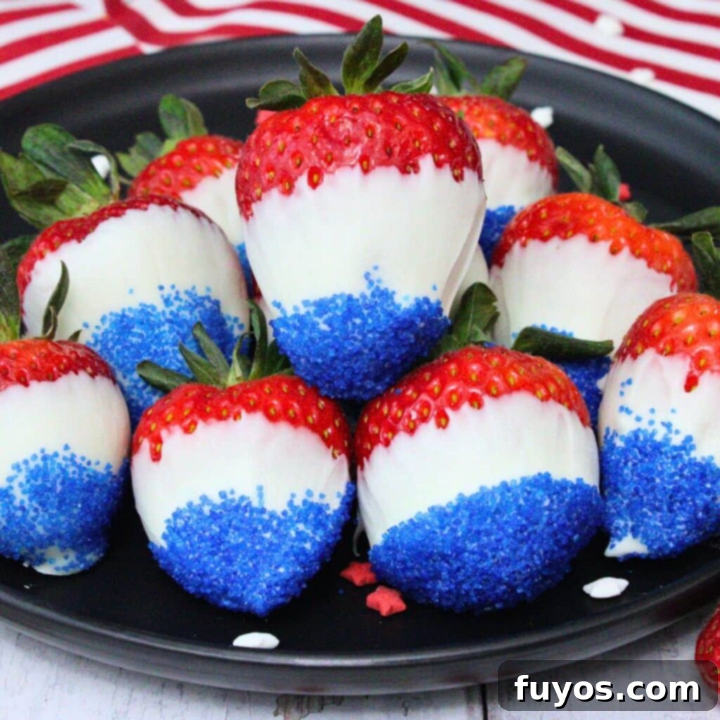 red white and blue strawberries recipe dinners done quick featured image