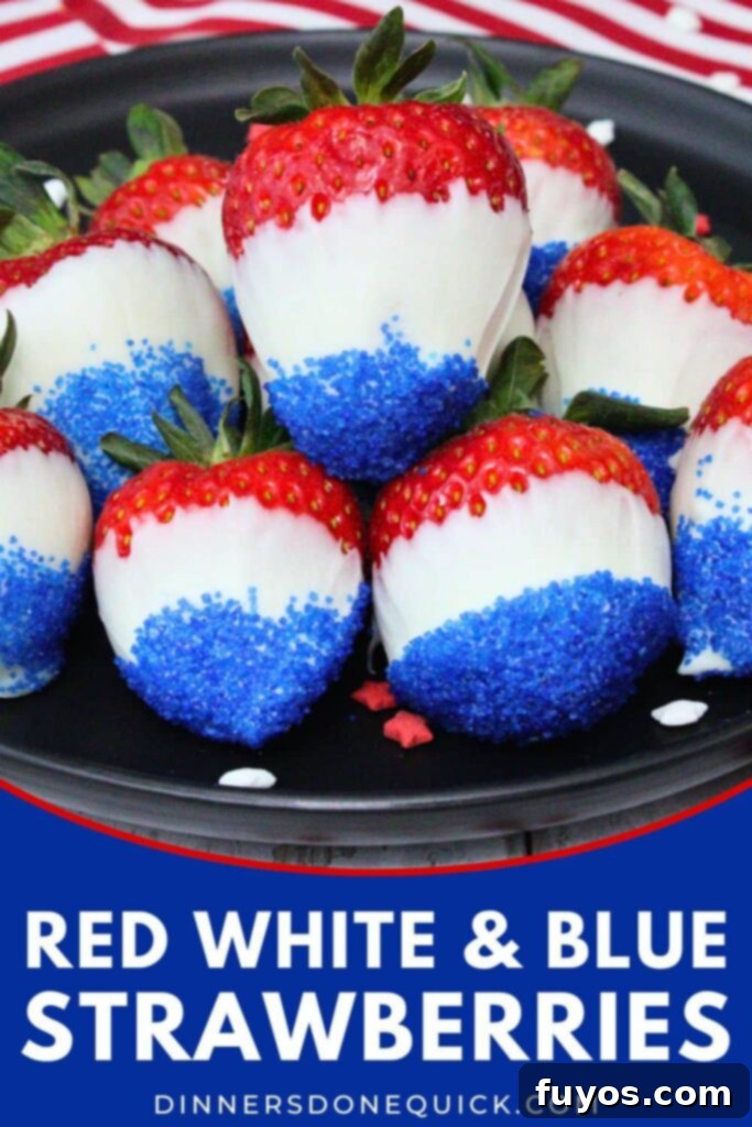 red white and blue strawberries recipe dinners done quick pinterest