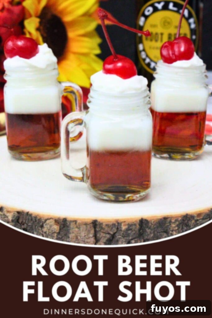 Grown-Up Root Beer Float Shots: A Sip of Summer Nostalgia 11 root beer float shot recipe dinners done quick pinterest