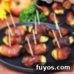 Sweet and Savory Air Fryer Bacon Apple Bites 11 bacon wrapped apples recipe dinners done quick featured image