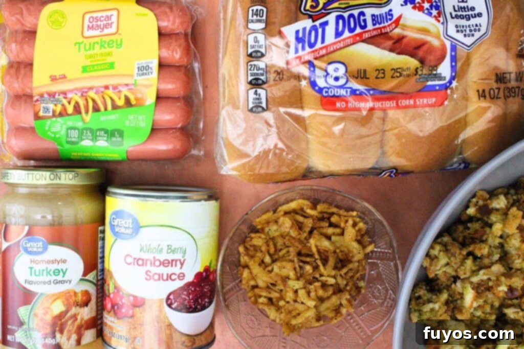 Air Fryer Thanksgiving Hot Dogs: Effortless Holiday Eats 4 ingredients to make thanksgiving hot dogs
