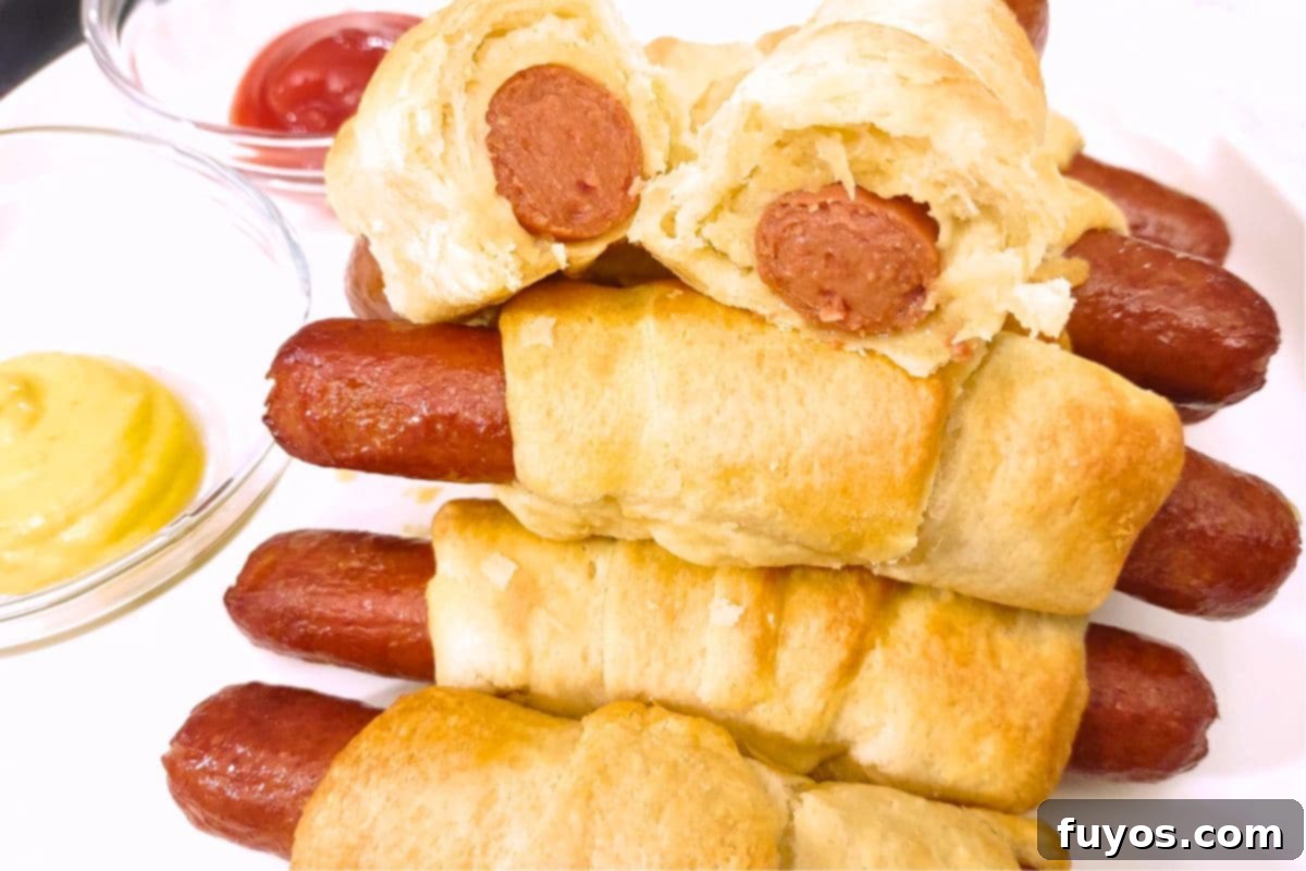 27 Irresistible Air Fryer Hot Dog Creations 13 air fryer crescent dogs recipe dinners done quick
