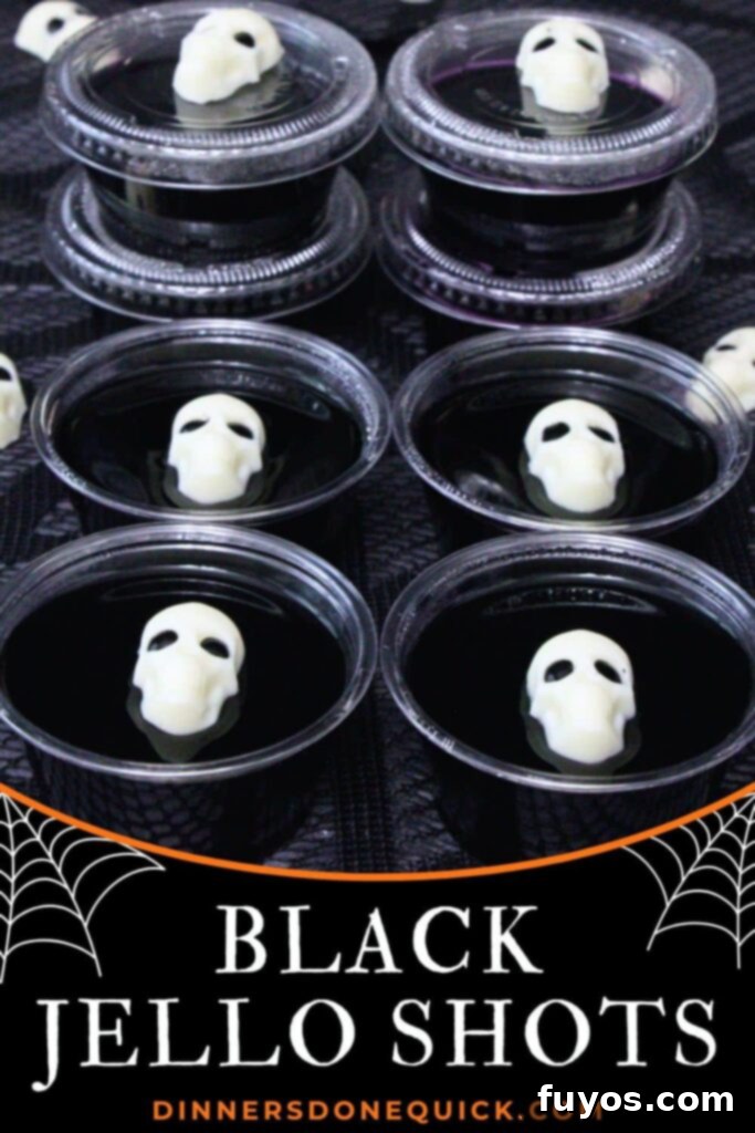 black jello shots recipe dinners done quick pinterest