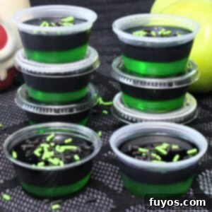 Poison Apple Jello Shots: An Adult Halloween Delight 12 poison apple jello shots recipe dinners done quick featured image