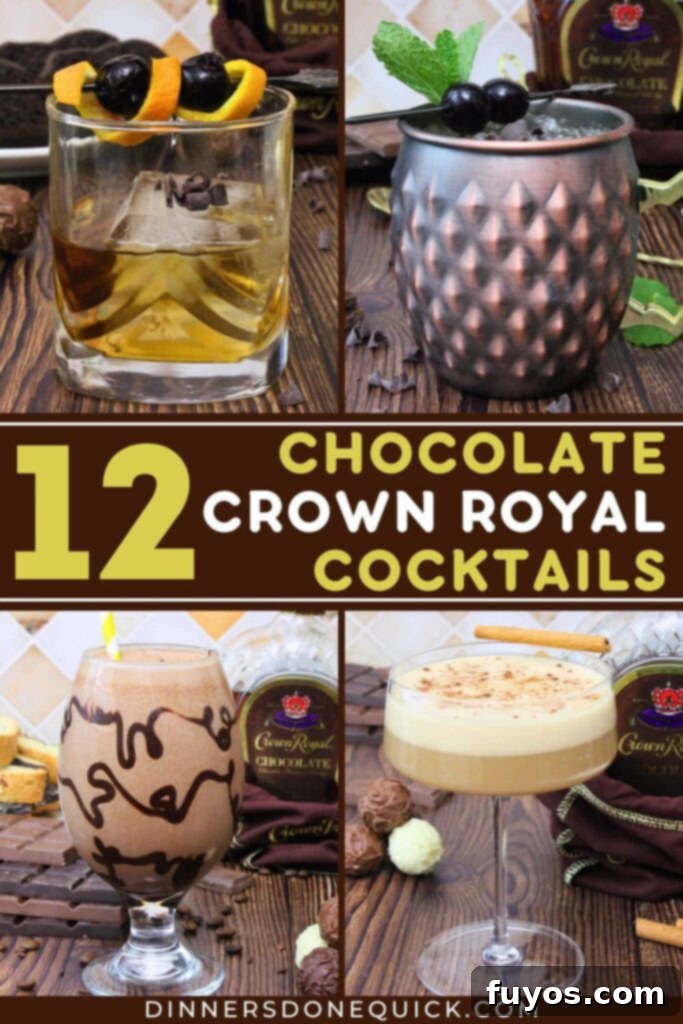 chocolate crown royal recipes dinners done quick pinterest