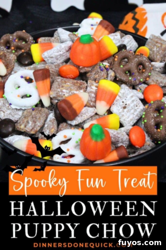 Mummy's Muddy Munch 13 halloween puppy chow recipe dinners done quick pinterest