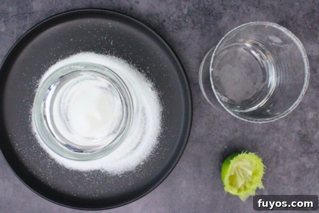 Blood Orange Margaritas The Perfect Spooky Cozy Sip 5 rim blood orange margarita glass with lime and sugar