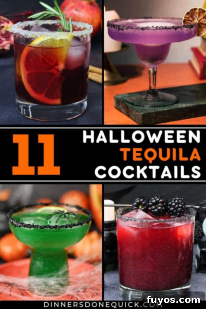 11 Easy Tequila Cocktails: Spooktacular Sips for Halloween 14 halloween tequila cocktail recipes dinners done quick pinterest