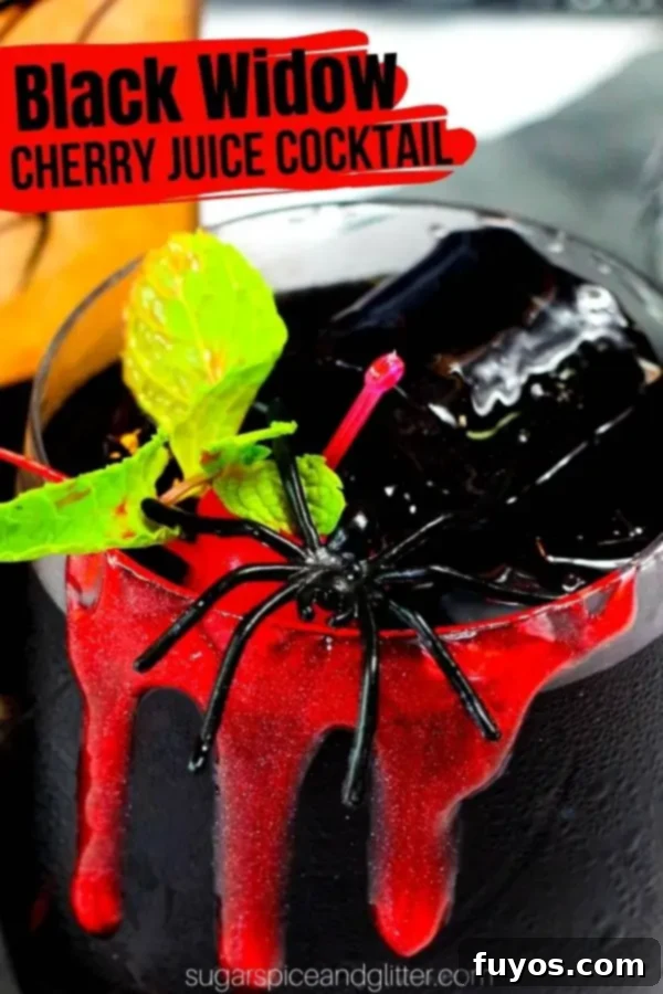 11 Easy Tequila Cocktails: Spooktacular Sips for Halloween 9 Black Widow Tequila Cocktail