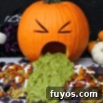 Air Fryer Halloween Monster Pumpkin Nachos 13 halloween nachos recipe dinners done quick featured image