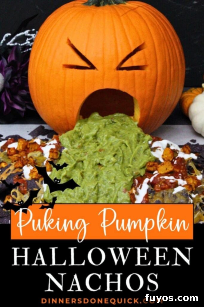 Air Fryer Halloween Monster Pumpkin Nachos 14 halloween nachos recipe dinners done quick pinterest