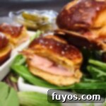 easy air fryer ham and cheese sliders on hawaiian pretzel rolls dinners done quick featured image