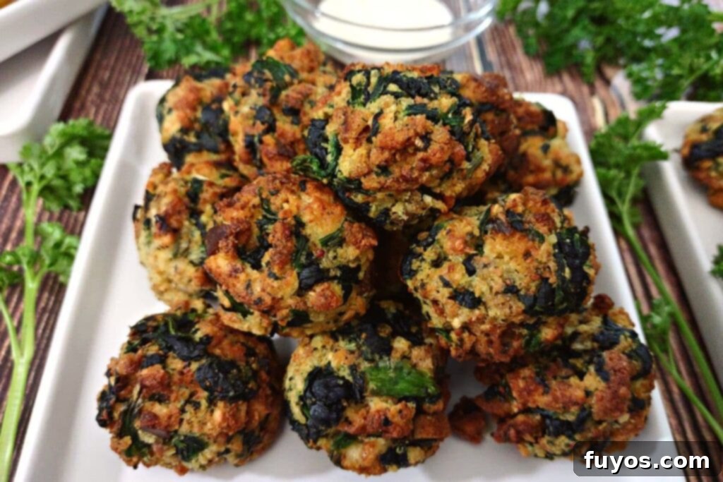 Crispy Air Fryer Spinach Bites 2 how to make spinach balls in the air fryer dinners done quick