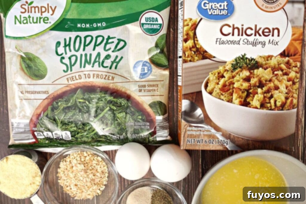 Crispy Air Fryer Spinach Bites 4 ingredients to make spinach balls in the air fryer spread over the counter