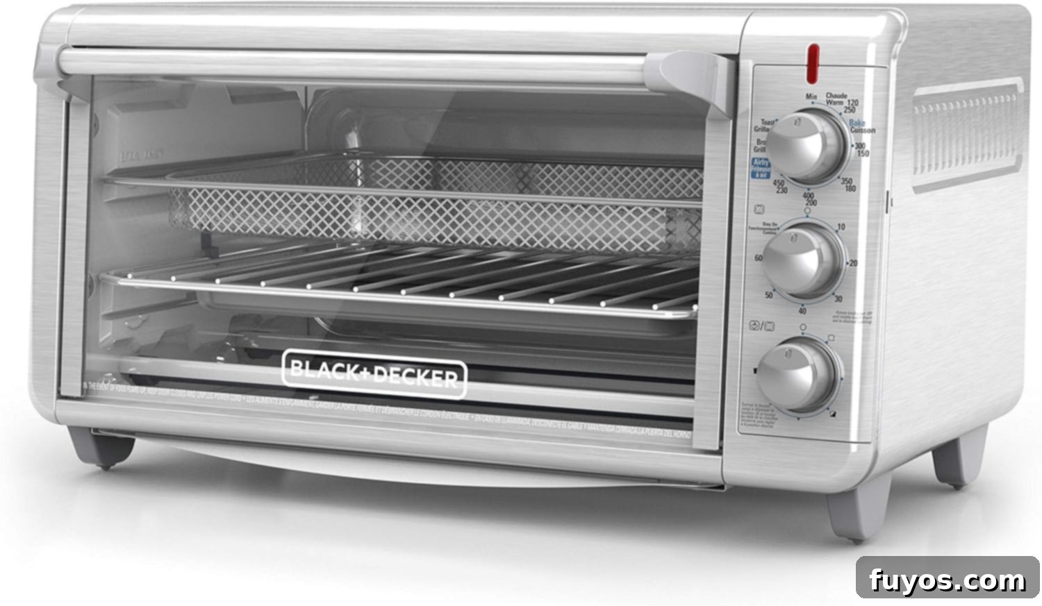 Black and Decker Air Fryer Made Easy 3 Black and Decker TO3265XSSD Extra Wide Crisp ‘N Bake Air Fry Toaster Oven