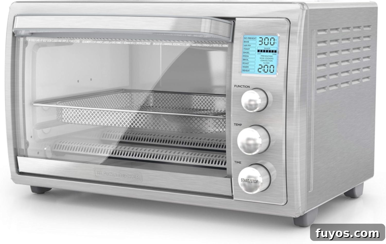 Black and Decker Air Fryer Made Easy 4 BLACK and DECKER TOD5035SS Digital Air Fryer Toaster Oven