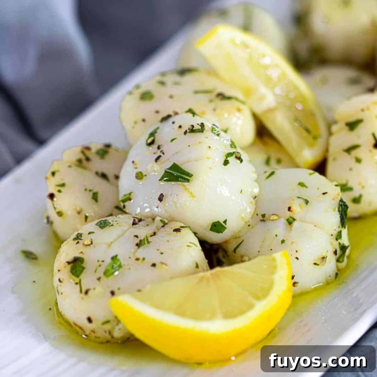 11 Irresistible Air Fryer Scallop Recipes to Make Now 8 Air Fryer Scallops With Lemon and Tarragon