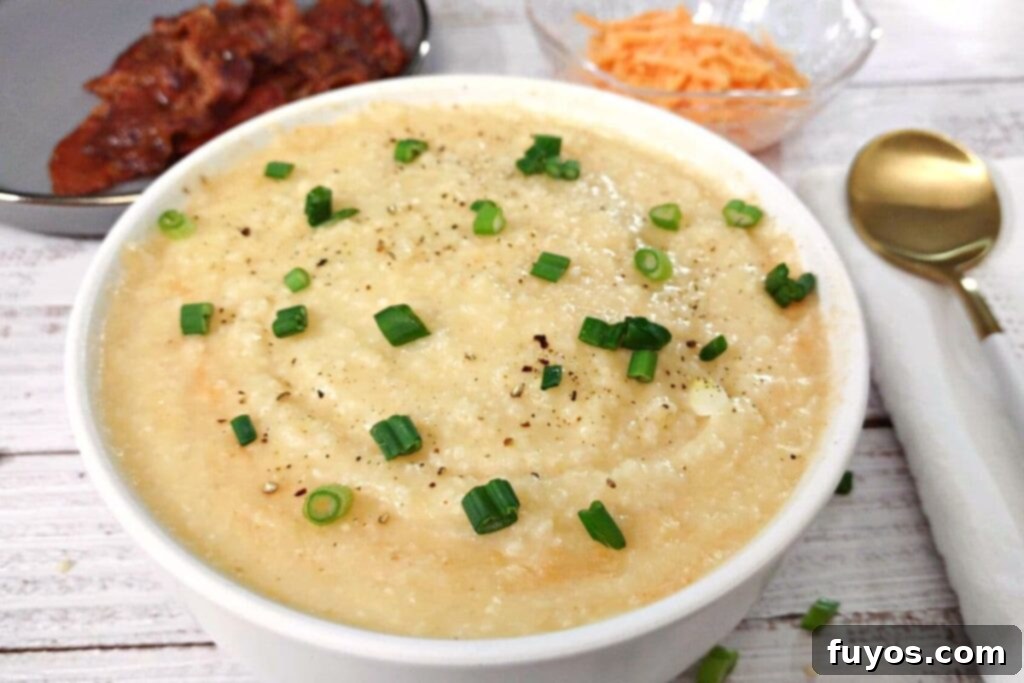 Velvety Garlic Cheese Grits in Minutes 2 creamy microwave grits recipe dinners done quick