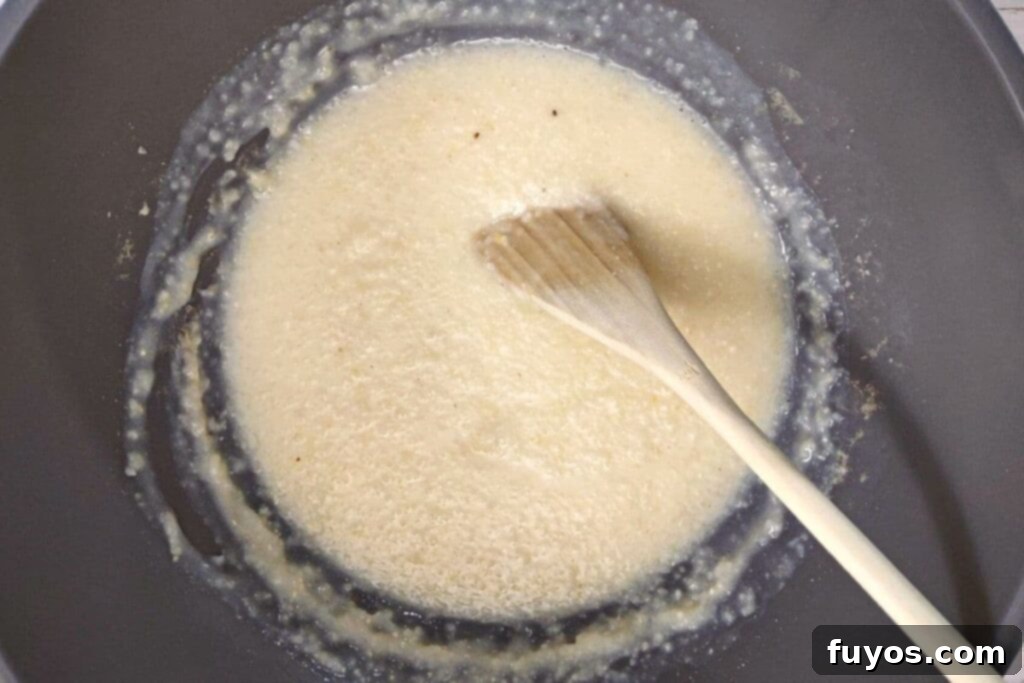 Velvety Garlic Cheese Grits in Minutes 7 cook instant grits in the microwave stirring frequently