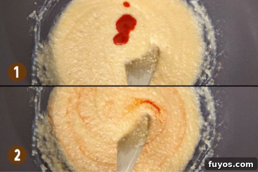 Velvety Garlic Cheese Grits in Minutes 9 add and stir in hot sauce to heated grits