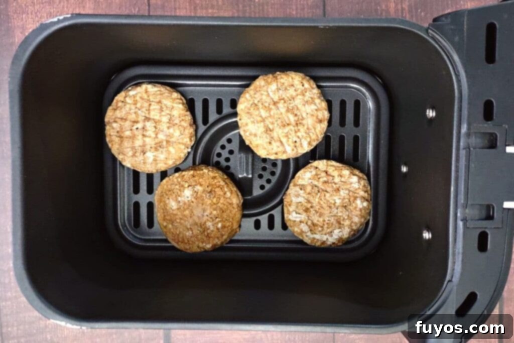 jimmy dean sausage patties in air fryer basket