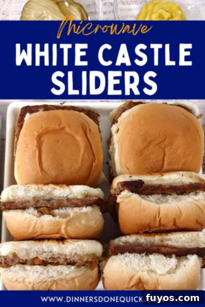 From Freezer to Feast Microwave White Castle Burgers 13 how to cook frozen white castle burgers in the microwave dinners done quick pinterest