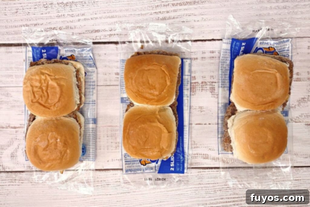 From Freezer to Feast Microwave White Castle Burgers 5 remove frozen white castle sliders from their wrappers