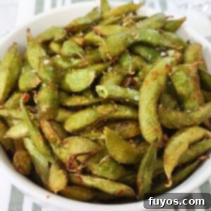 spicy garlic frozen edamame in the air fryer dinners done quick featured image
