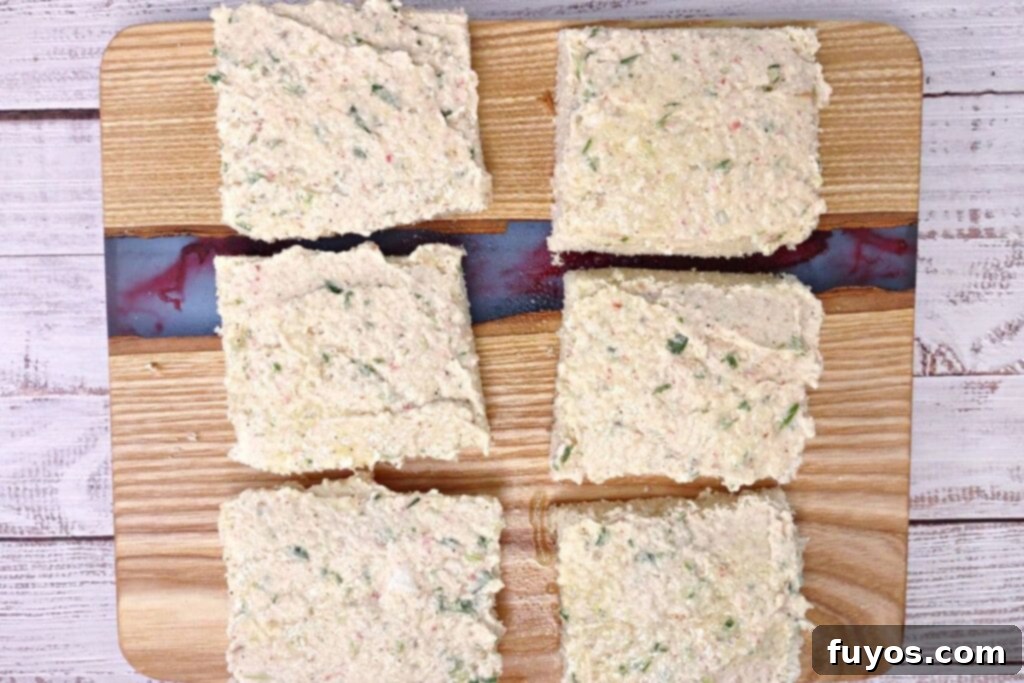 spray shrimp toast with oil