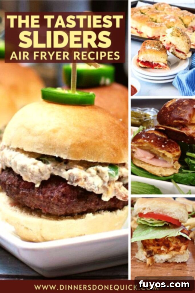 Ultimate Air Fryer Sliders: Recipes You Need to Make 11 best air fryer sliders recipes to try today dinners done quick pinterest