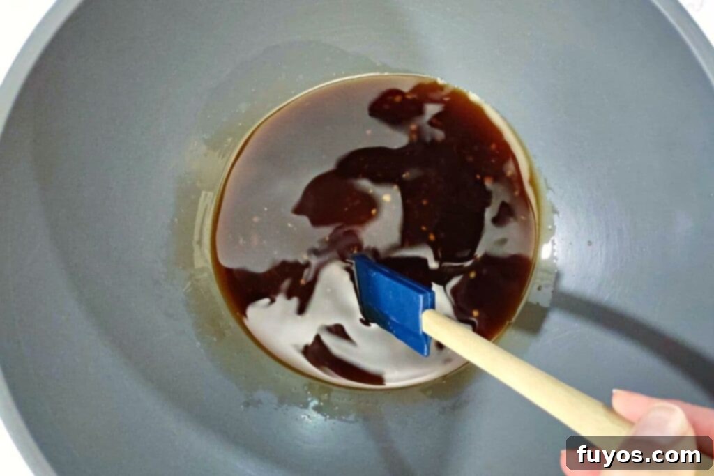 10-Minute Homemade Microwave Teriyaki 5 combine ingredients into a large mixing bowl