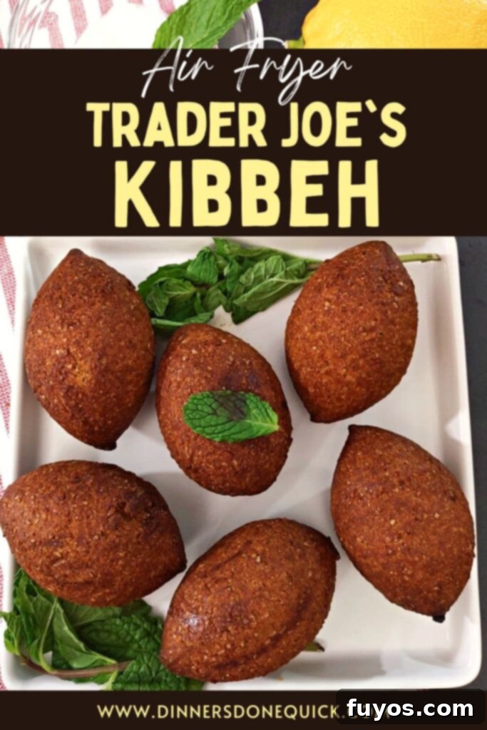 Trader Joe's Kibbeh Air Fryer Magic: Effortless Middle Eastern Flavor 10 trader joes kibbeh air fryer recipe dinners done quick pinterest