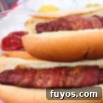 Air Fryer Bacon Hot Dogs: Crisp Perfection, Zero Fuss 11 bacon wrapped hot dogs air fryer recipe dinners done quick featured image