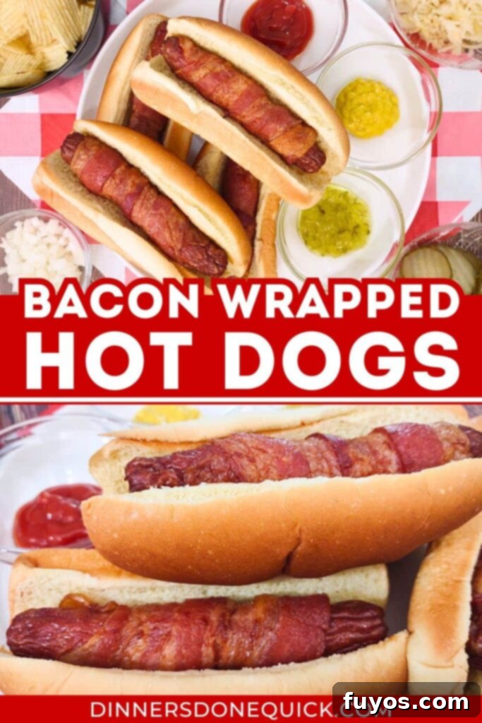 Air Fryer Bacon Hot Dogs: Crisp Perfection, Zero Fuss 12 air fryer bacon wrapped hot dogs recipe dinners done quick pinterest