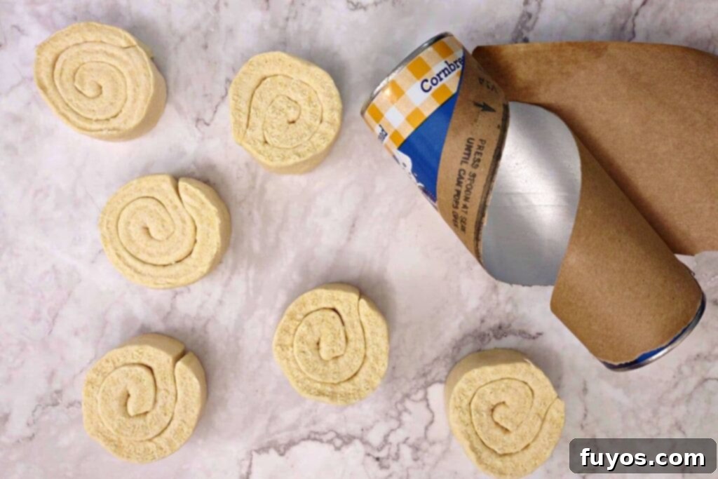 Pillsbury Cornbread Swirls The Quick and Easy Air Fryer Way 6 pop and separate pillsbury cornbread swirls