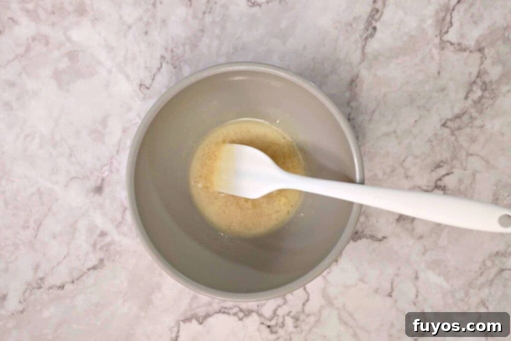 Pillsbury Cornbread Swirls The Quick and Easy Air Fryer Way 8 mix melted butter and honey in a small bowl