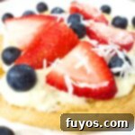 air fryer sugar cookie fruit pizza dessert recipe dinners done quick featured image
