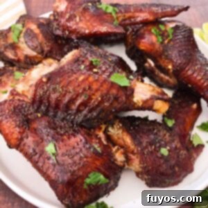 air fryer smoked turkey wings recipe dinners done quick featured image