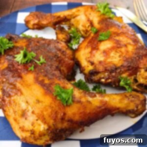 Deliciously Fast Air Fryer BBQ Chicken Leg Quarters 13 air fryer bbq chicken leg quarters recipe dinners done quick featured image