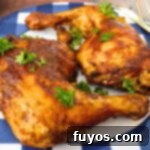 Deliciously Fast Air Fryer BBQ Chicken Leg Quarters 14 air fryer bbq chicken leg quarters recipe dinners done quick featured image