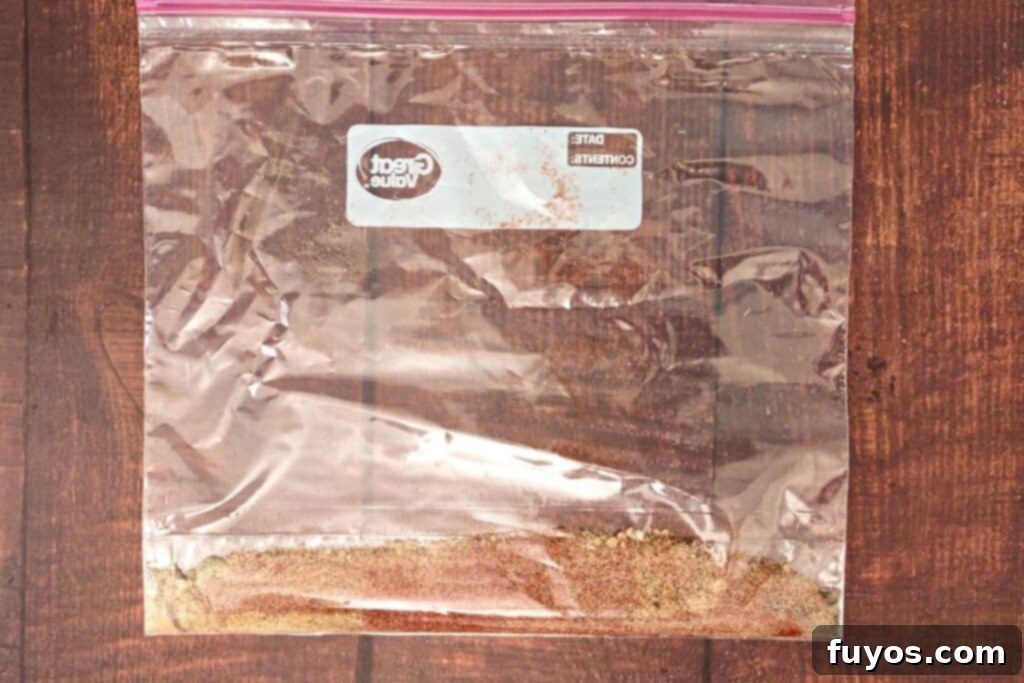 Deliciously Fast Air Fryer BBQ Chicken Leg Quarters 7 add all seasonings to ziploc bag