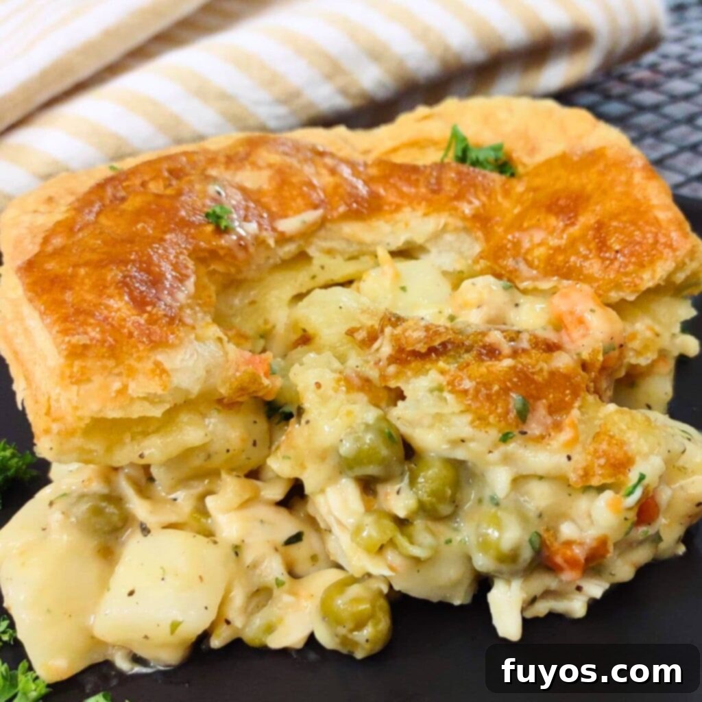 Air Fryer Chicken Pot Pie Forget the Oven 2 homemade chicken pot pie in the air fryer recipe dinners done quick featured image