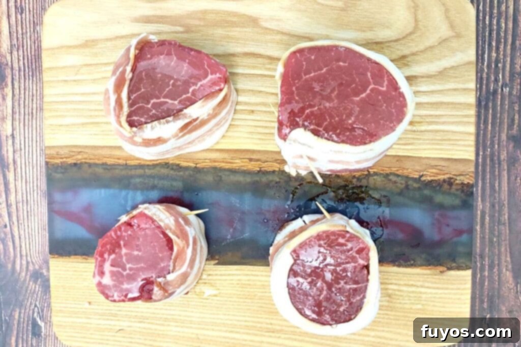 brush filet with olive oil